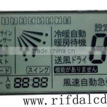 Air conditioner remote control custom size lcd display