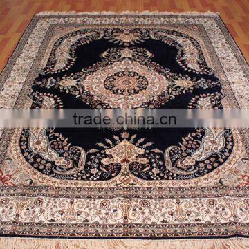 custom carpet natural colour hand knotted handmade persian silk rug persian handmade silk carpets for home hotel villa/silk rug