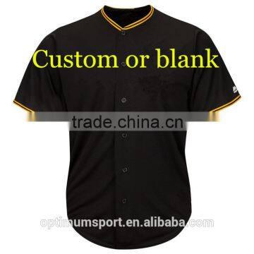 CUSTOM or BLANK BACK Major League Baseball Jersey