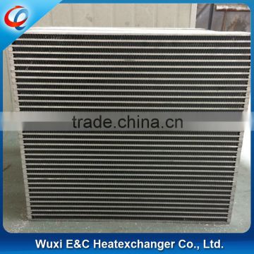 Aluminum plate and bar transmission hydraulic oil cooler core