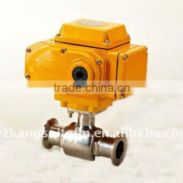 elektrik ball valve, sanitary ball valve, electric 316 ball valve