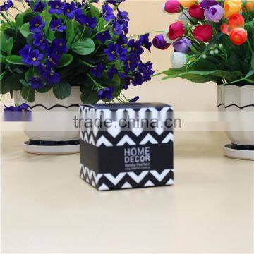 Home decor brand scented ceramic cup candle in color box