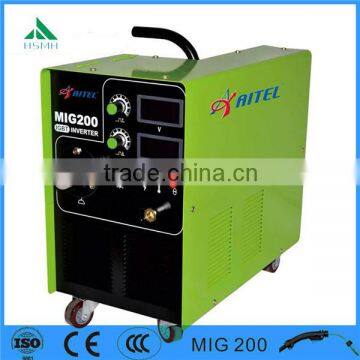 mig-200 igbt inverter co2 mig welding machine