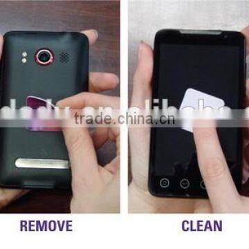 2016 Hot sell factory price novelty sticky mobile phone screen cleaner