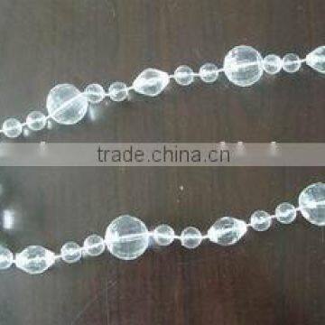 2014 new design fashion acrylic square bead necklace