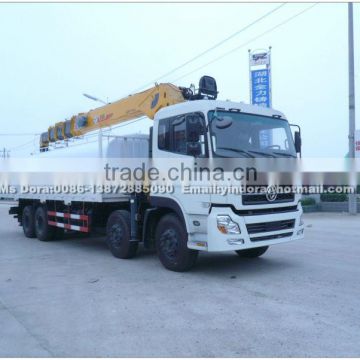 China manufacturer Dongfeng 8*4 telescopic arm hydraulic truck crane