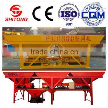 high quality CE certified concrete batching plant / mixing plant PL800 (2 storage buckets)