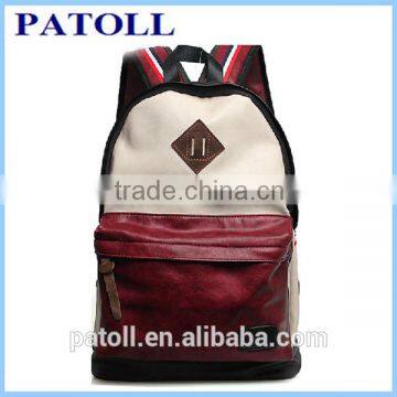 Fashion style leather backpack