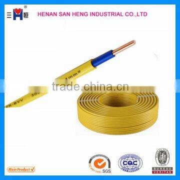 Single Core CU Bare Copper Black Pvc Jacket Construction Cable photo-2