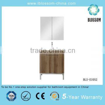 Freestanding slim mdf european cheap bathroom cabinet