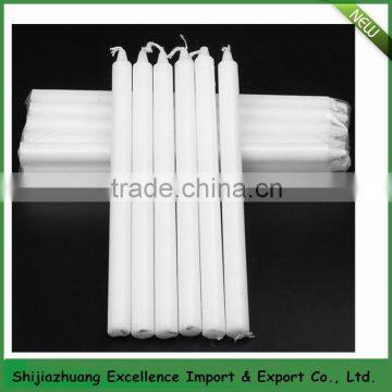 Smokeless stick white candles for home daily use