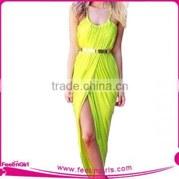 OEM Service Supply Type Maxi Evening Dress With Belt Quality Choice photo-3