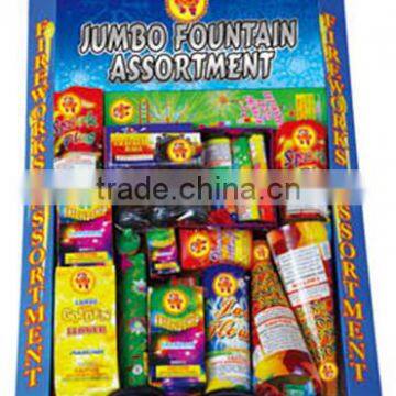 assortments fireworks /toy fireworks/chinese firecrackers/chinese fireworks/cheap price/jumpo fountain assortment