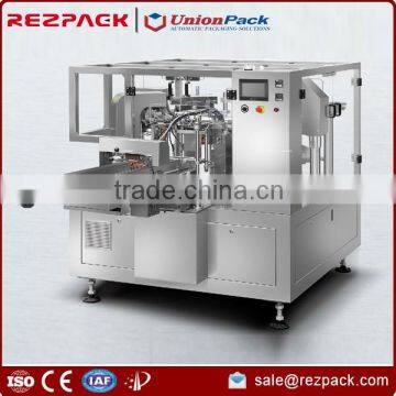 PLC controller High efficiency Automatic stand up pouch filling machine,Zipper Pouch Filling-Closing-Sealing Machine