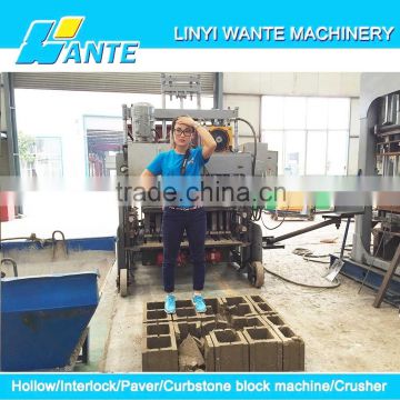 WANTE MACHINERY WT10-15 china block laying bloquera machine/block machine