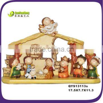 Resin fujian craft ornaments christmas nativity scene