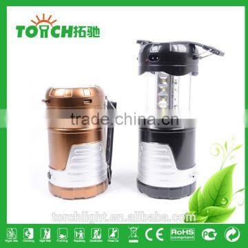 Outdoor Camping LED Lantern Lights 16+1 Fashion Golden Color Design Super Bright LED Tent Light Plastic Flashlight Portable Lamp photo-5