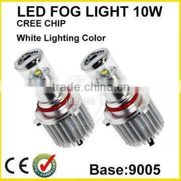 Newest 20w/set one full kit 12v Yellow amber white color car auto led fog light 9005 9006 h8 h11 for headlight