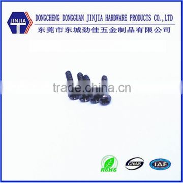 pan head cross recessed screw for plastic