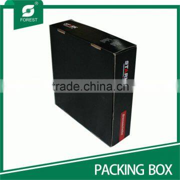 TRIPLE WALL BLACK MATT FOLDABLE PAPER BOX FOR PACKING AUTOMOBILE PARTS photo-4