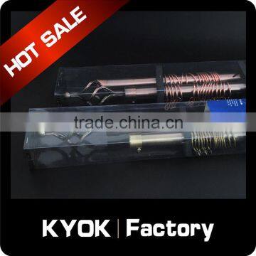 KYOK 13 years manufacturer direct supply curtain rod,pvc packing curtain rod set,curtain finials