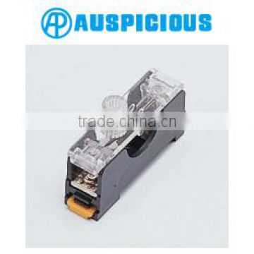 10A 1 Pole Fuse Holder, Fuse Box with Neon Light & Cover (FS-10)