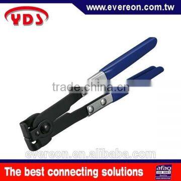 Hand tool pliers for single ear hose clamps