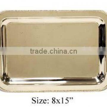 Serving tray, tray, service tray, hotel supplies, brass tray