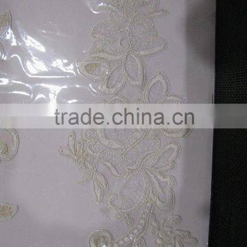 Wholesale Embroidered lace flower motif/floral lace,white venise lace/Beautiful Fancy embroidery /guipure applique/nigerian lace                        
                                                Quality Choice