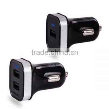 Plasticl shell 12v universal car phone charger