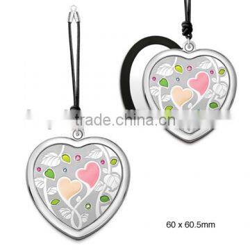 Folding Cosmetic Silver Magic Make up Mirror Metal Pocket Mirror photo-2