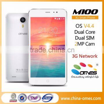 Custom Specification OMES M100 5 inch 3G chinese dual sim card mini cell phone