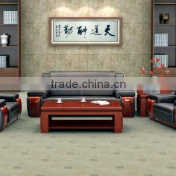 Office Metal Sectional Frame PU Leather Sofa Reception Furniture