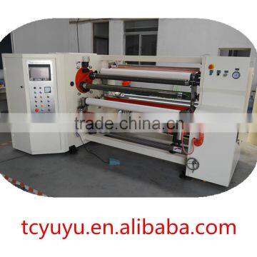 YU-802 Double Shaft Masking Tape Rewinder Machine , Adhesive Tape Rewinder , Log Roll Rewinding Machine photo-3