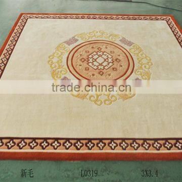 100% Handmade newzealand wool carpet for hotel lobby