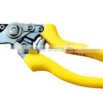 pruners, hand shank scissors, with plastic grip