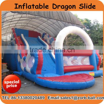 Large inflatable slide for kids