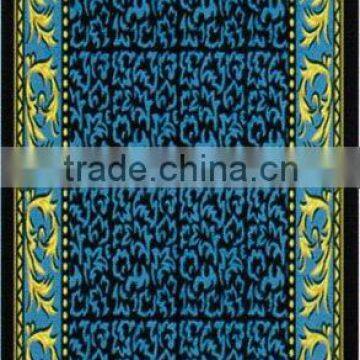 Prayer Mat Colorful Pattern Decorative Printed Nylon Prayer Mat With Latex Backing