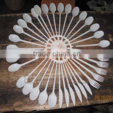 plastic fork moulding ,spoon injection mould,plastic injection spoon mould