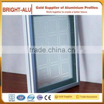 Wood Grain Aluminium Profile Sliding Window Door Frame Section photo-3