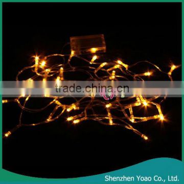 2012 Hot Sale Battery Powered Christmas LED String Light Yellow