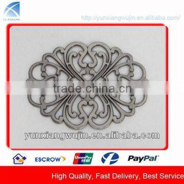 CD1376 Fashion Flower Decorative Metal Accessories for Bags Handbags