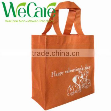 Disposable Non woven environmentally friendly tote shopping bag with handles