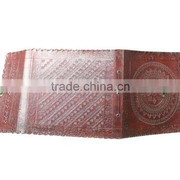 Embossed Leather Journal Photo Album photo-3