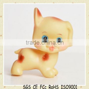 Soft vinyl pet dog figure toys/ custom oem soft vinyl toys