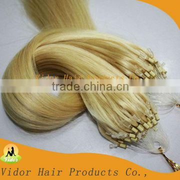 Hot selling Top Quality Indian Remy Mirco Ring Loop Hair Extension