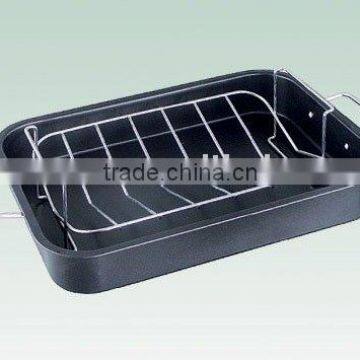 Carbon steel non-stick tray (grill pan)