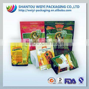 food grade plastic cookie packaging bag with zipper