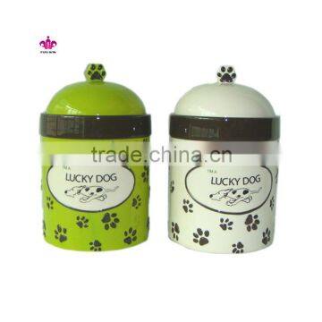 Hot Sale Factory Manufacture OEM Decor Art Ceramic Animal Cookie Jar