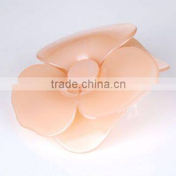 Fashion cellulose acetate camellia hair clips